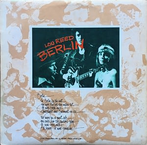 Lou Reed - Berlin Image